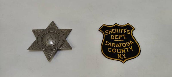 Etoile et insigne Sheriff's USA Dept. Saratoga County N.Y. (W125)