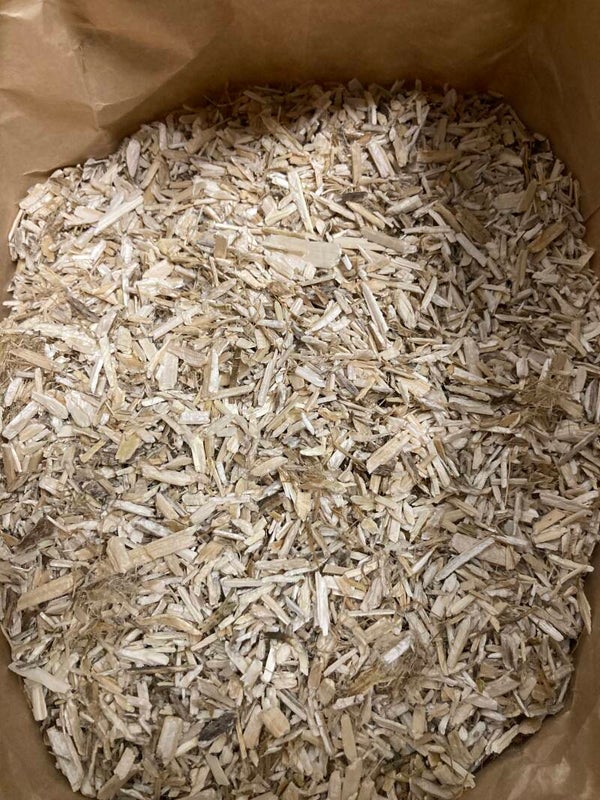 Regionaler Hanfmulch fein