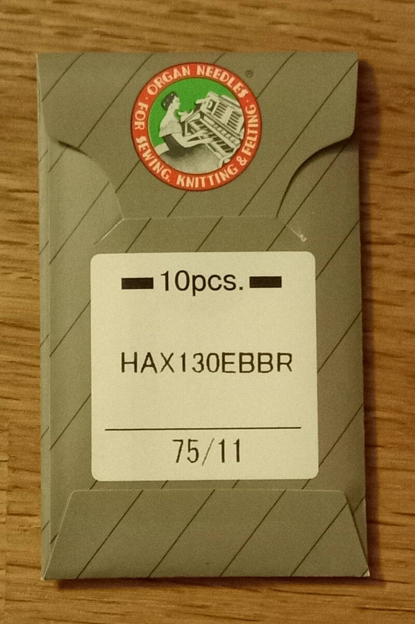 Maschinennadeln für BROTHER PR - HAX 130 EBBR 75/11 - Flachkolben - 10er Pack
