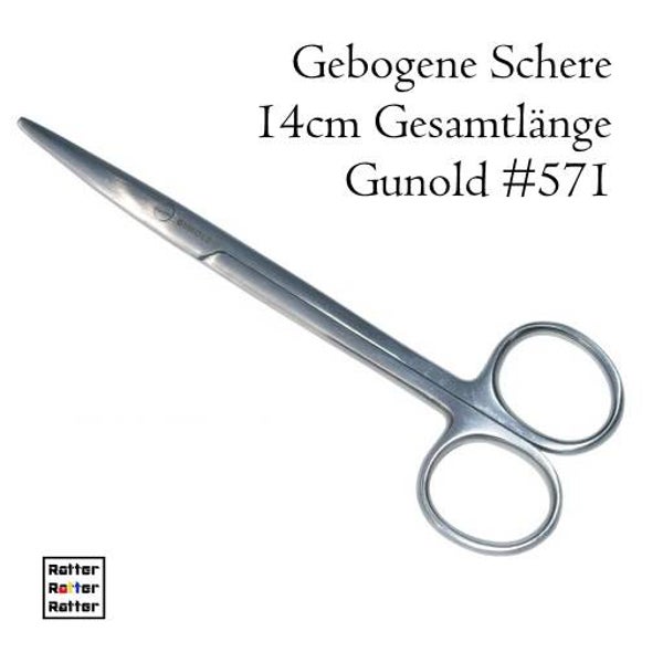 Schere 14cm gebogen