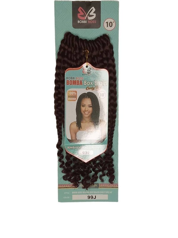 Bobbi Boss Bomba Box Braid  Curly Tips 10"