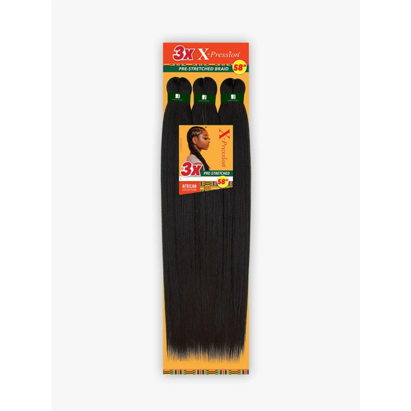Sensationnel 3X  X-Pression Pre-Stretched Braid 58 inch