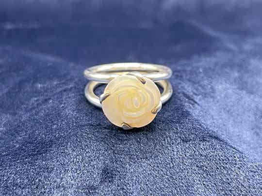 Perlmutt Ring - Größe  57 - Einzelstück