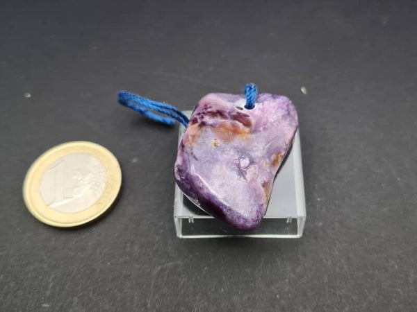 Charoit  Anhänger gebohrt, handpoliert, AA-Qualität, 10,7g