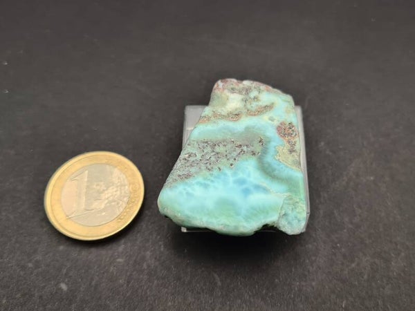 Larimar (Pektolith), Anhänger gebohrt, 16,1g