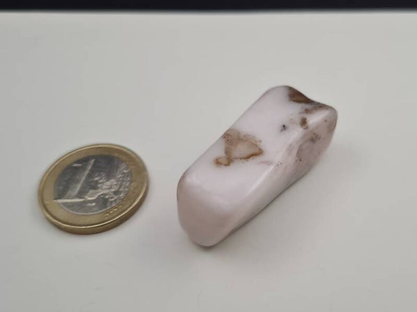 Opal rosa, Andenopal, Pinkopal, Trommelstein, Freeform, 18,5g