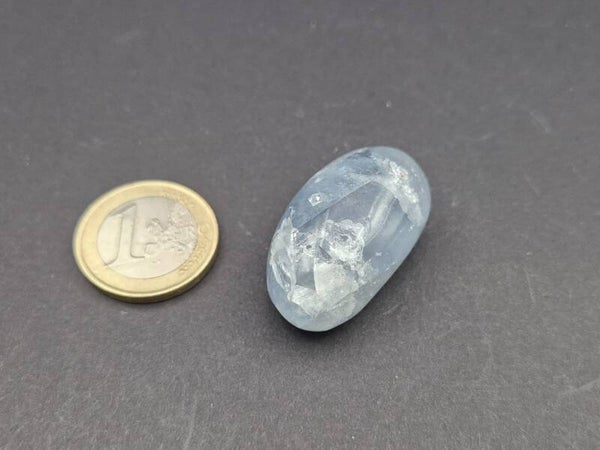 Coelestin Trommelstein, handpoliert, 25,2g