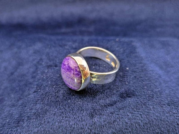Sugilith Ring - verstellbare Größe 58-64