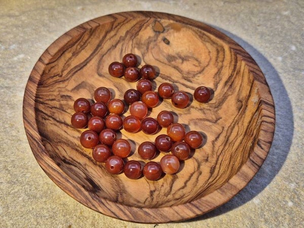 Achat rot (gef.) - Kugeln 8mm