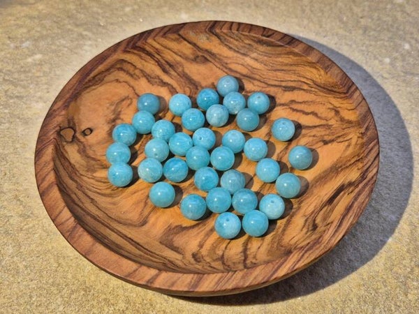 Amazonit hell - Kugeln 8mm