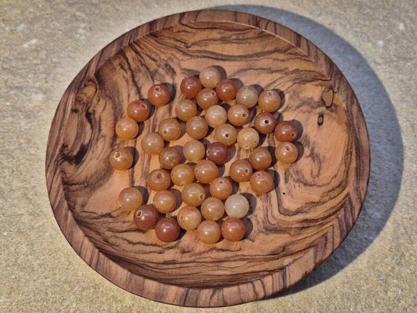 Aventurin orange - Kugeln 8mm