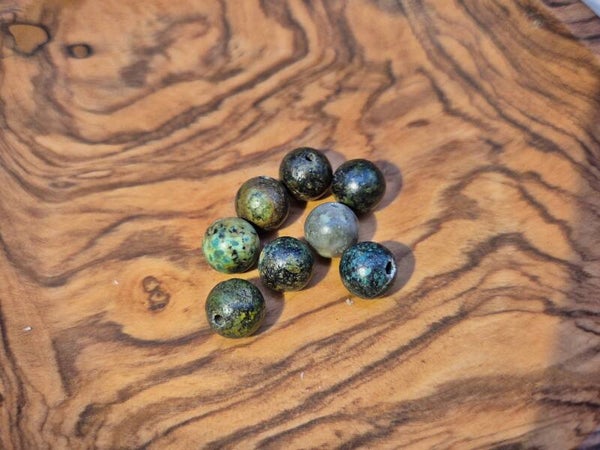 Chrysokoll Diorit - Kugeln 8mm