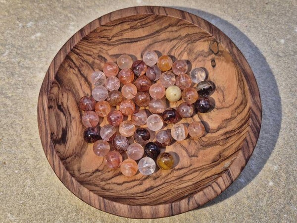 Hämatitquarz- Kugeln 8mm