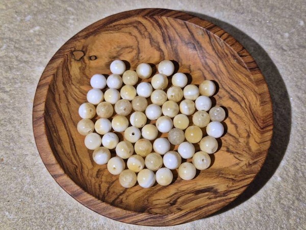 Jadeit gelb - Kugeln 8mm