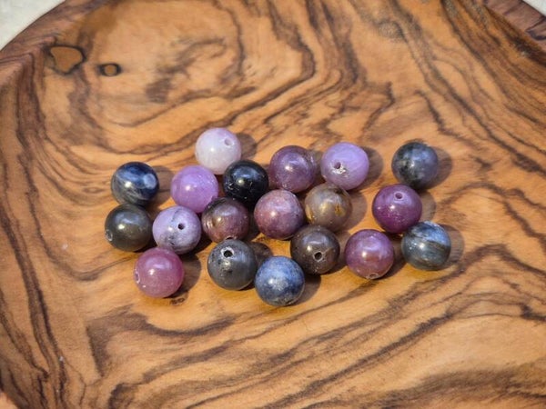 Rubin / Saphir - Kugeln 8mm