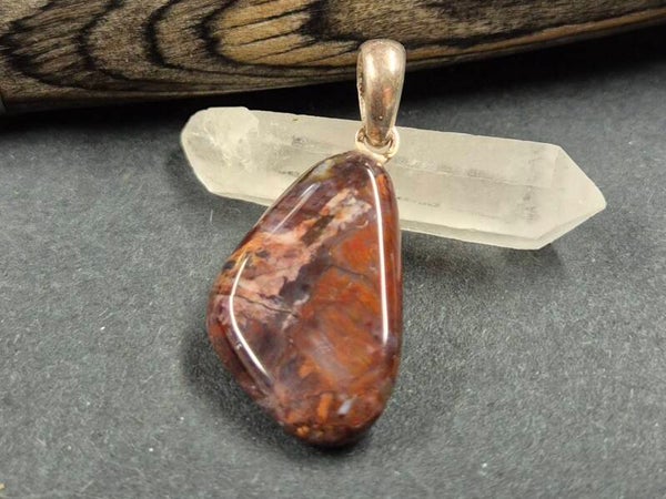 Pietersit Anhänger mit Öse aus 925er Silber