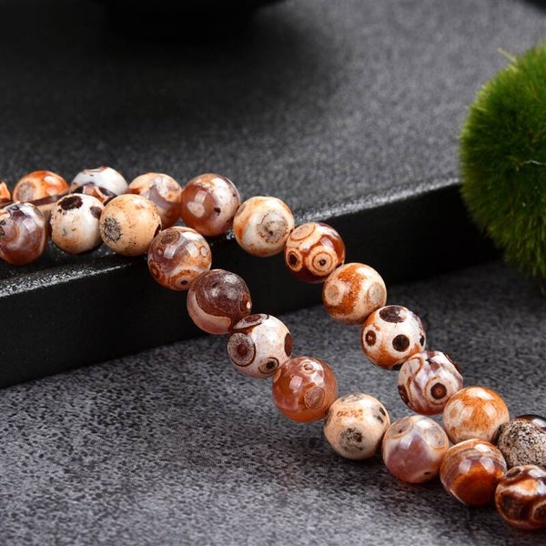 Mongolei-Achat / Mongolachat - Armband 8mm