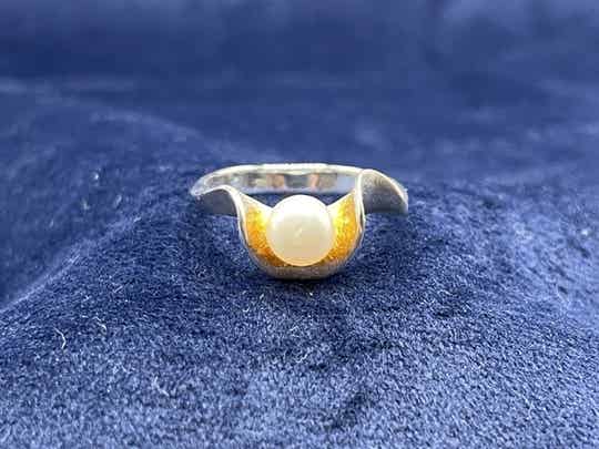 Perlen Ring - Größe  58 - Einzelstück