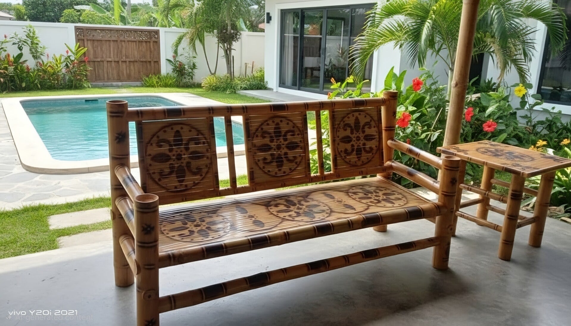 Bamboo Bench