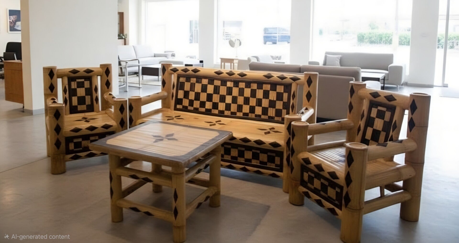 Bamboo Garden Set "Lounge"