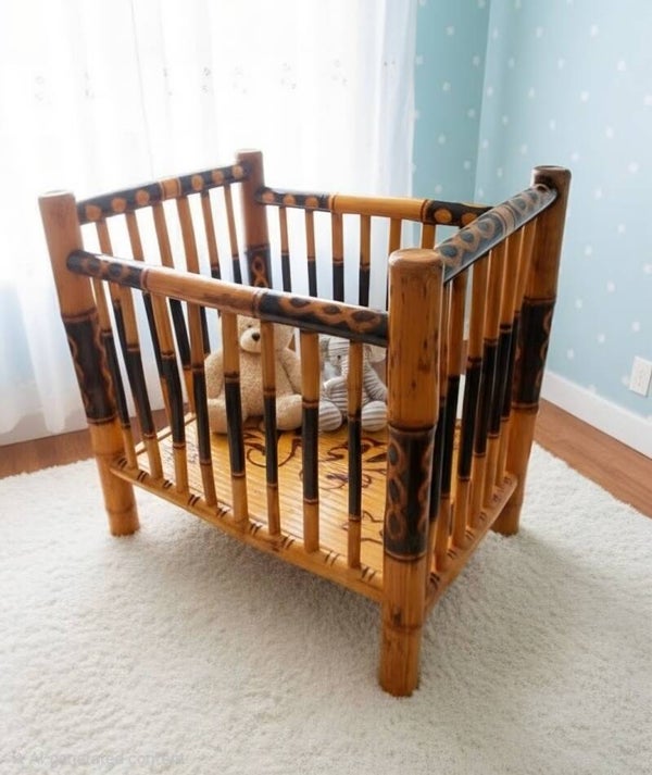 Bamboo Baby Crib