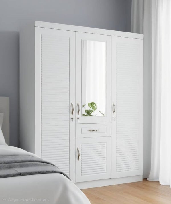 Closet for Bedroom Brown/ White/ Black