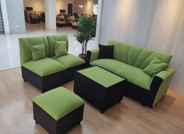 Livingroom set Faux Leather