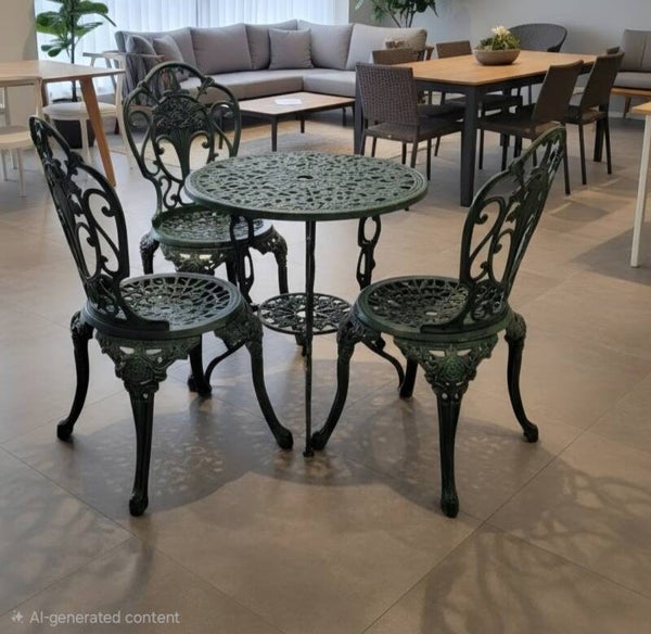 Bistro Set Metal / Alloy