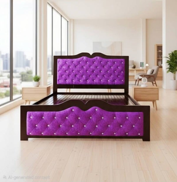 Kingsized Bed Purple