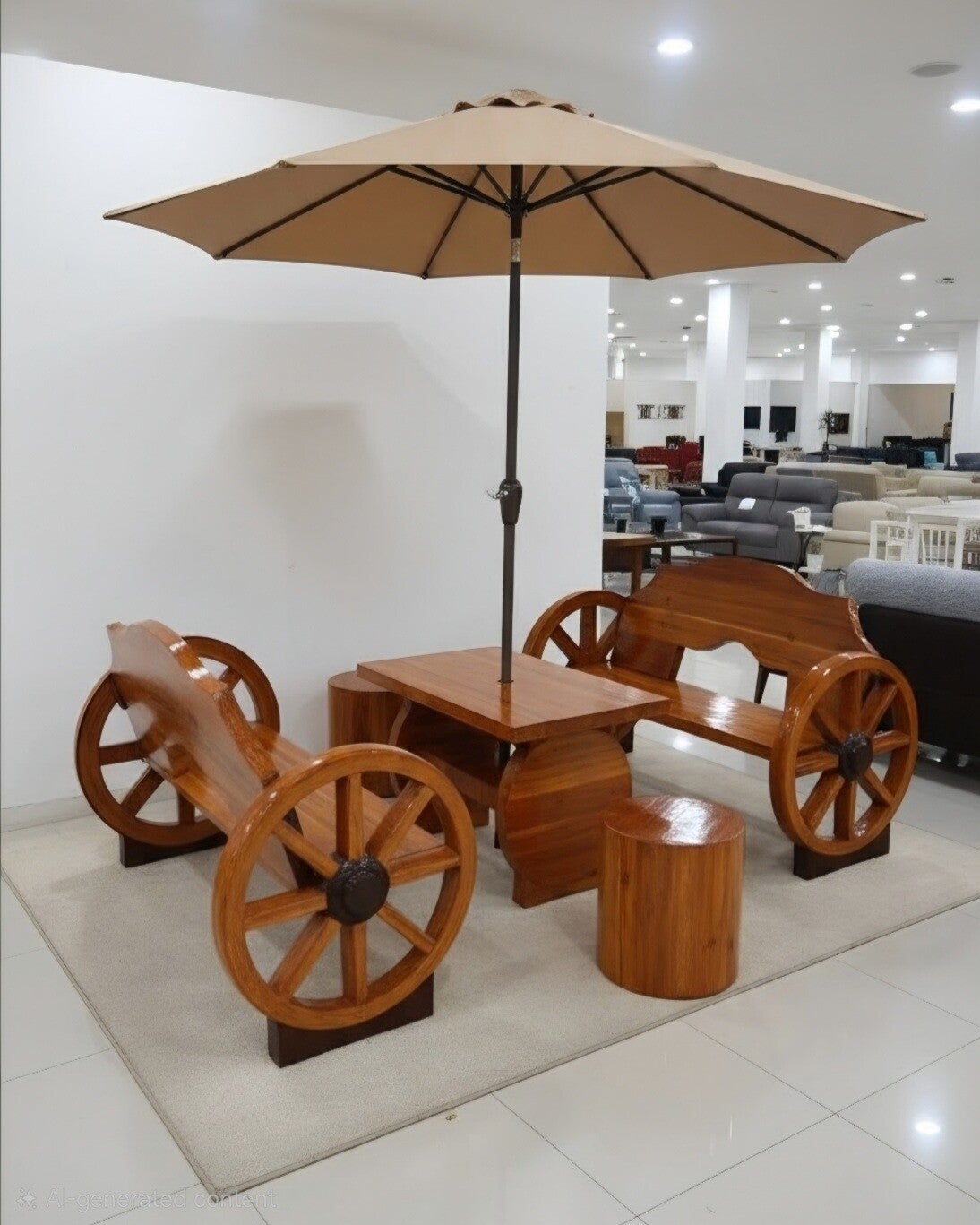 Chariot Style Garden Set