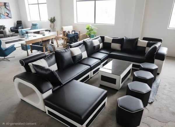 Livingroom Set Black n' White