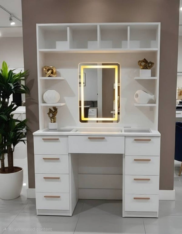 Vanity Dresser 9 drawer