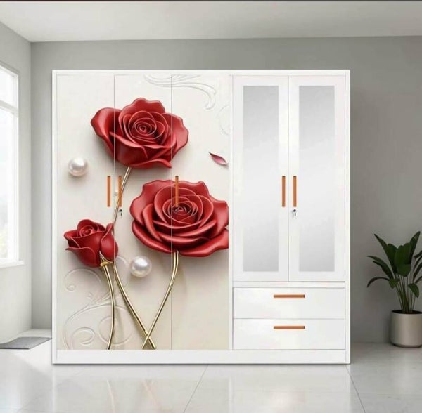 Bedroom Closet "Red Roses"