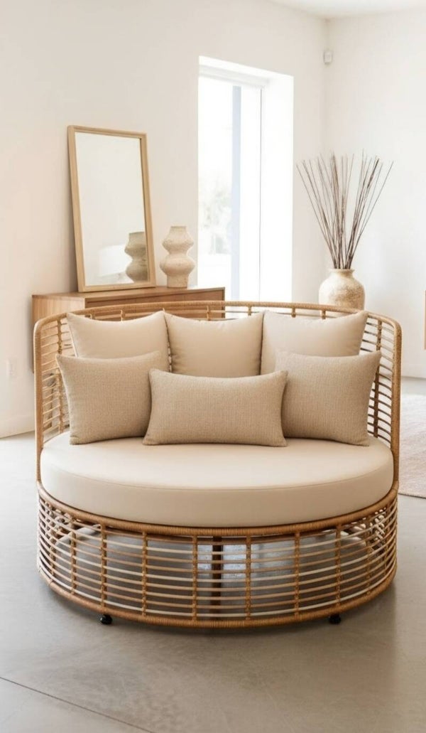 Rattan Lounger