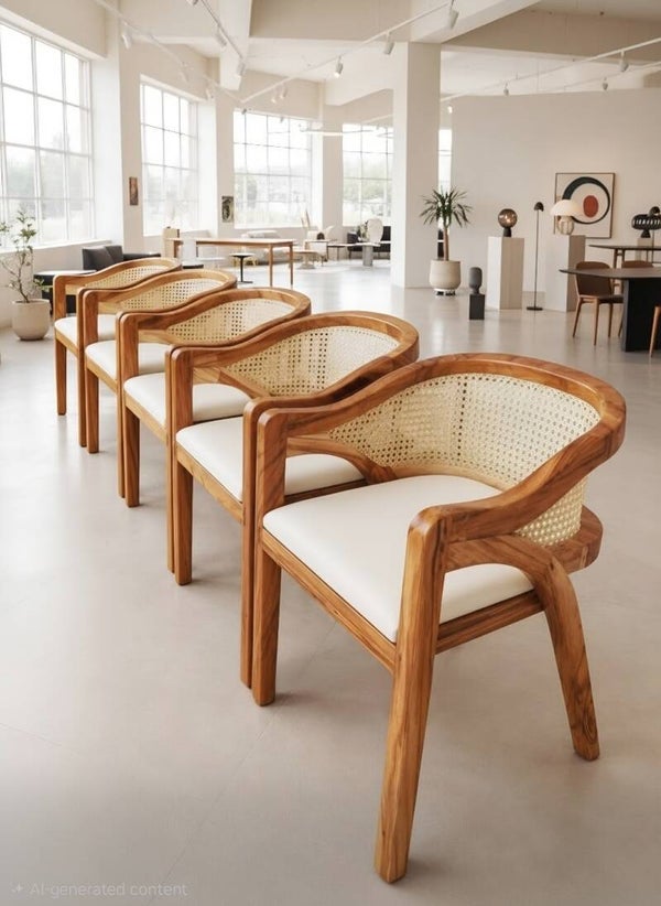 Dining Chairs Off-White