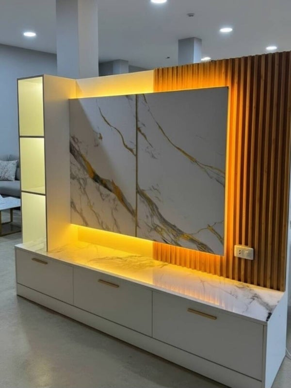 TV Stand with LED lights "Decent"