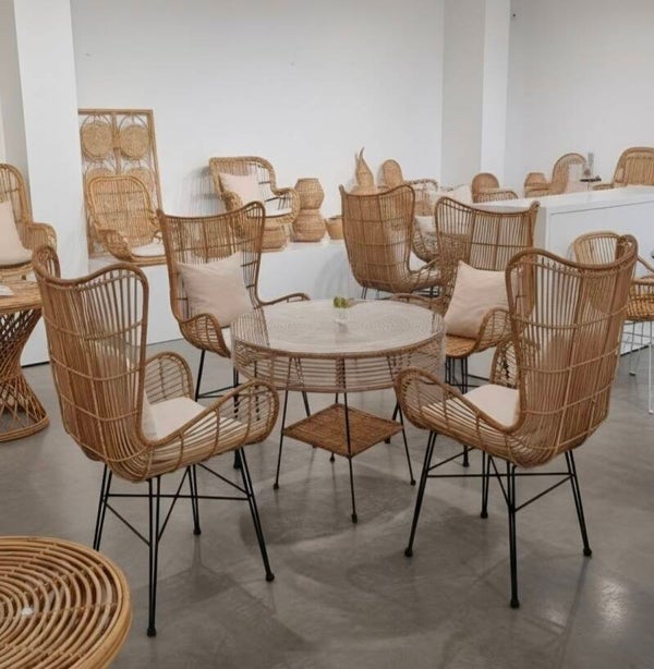 Rattan Patio Set 5 Pc