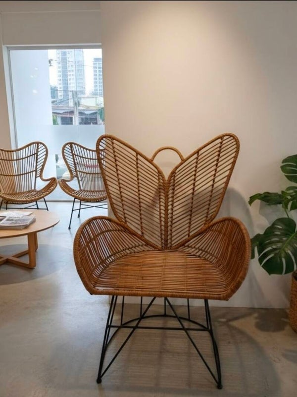 Rattan Patio Chair "Butterfly"