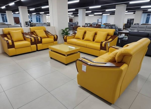 Leather Couch Set "Hip"