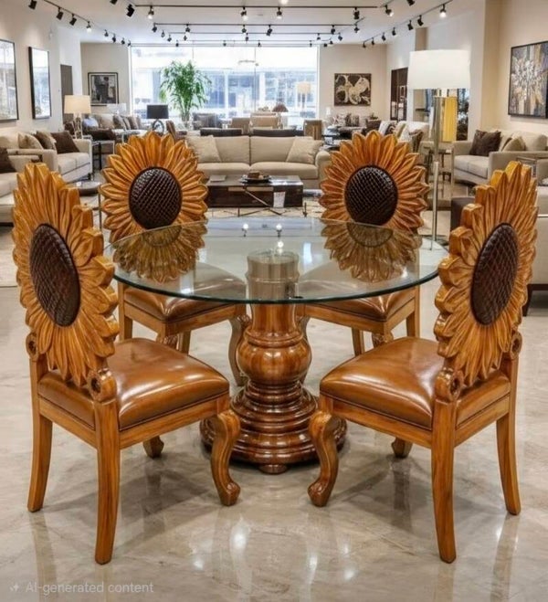 Dining Table Set "Flower Power" Limited Edition