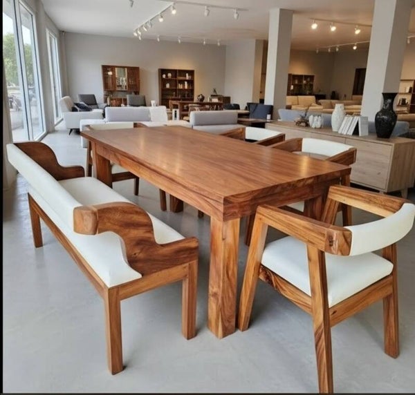 Dining Table Set with Bench