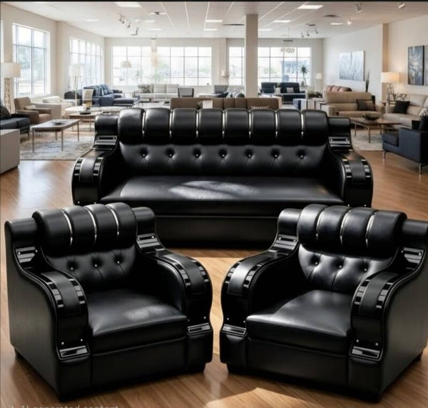 Leather Sofa Set