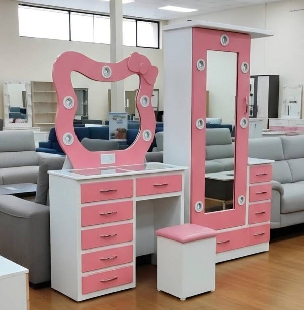 Vanity Dresser Extended Set "Girls Paradise"