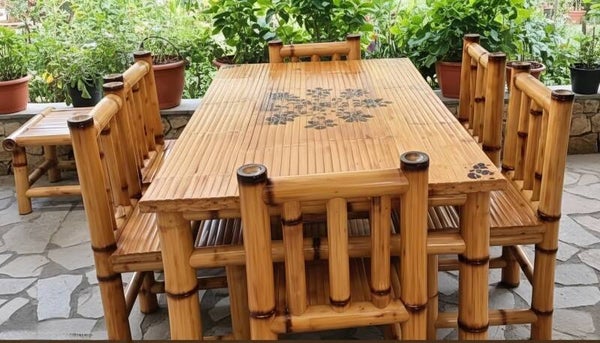Bamboo Dining Set