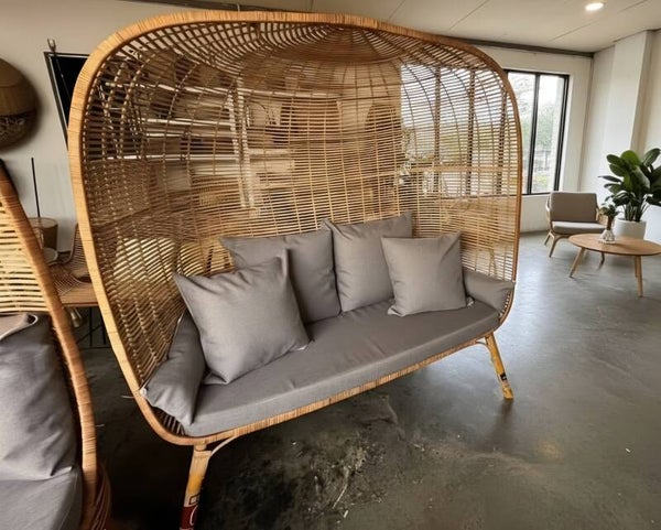 Rattan Patio Loveseat "Together"