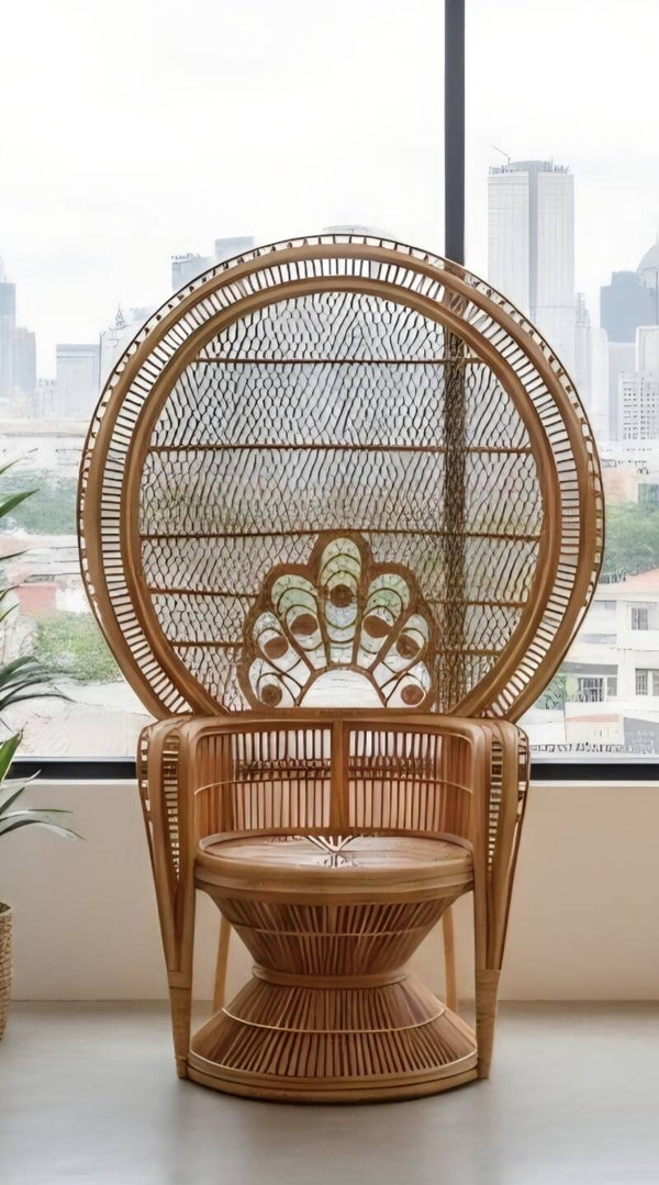 Rattan Accent Chair "Thone" Limited Edition