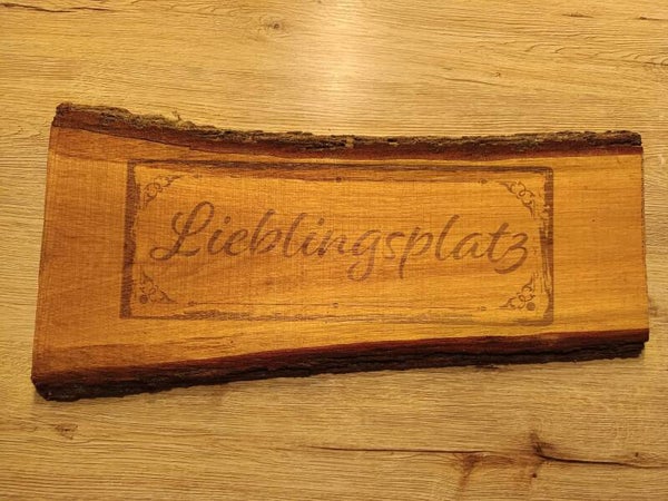 Dekobrett > LIEBLINGSPLATZ <
