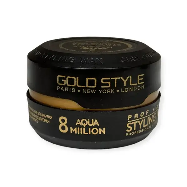 Gold Style Haar Wax Nummer 8 AQUA MIILI0N