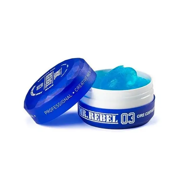 Mr.Rebel 03 Haar wax Blue