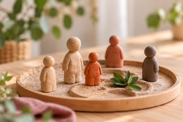 Creatieve systemische workshop – Jouw familie in klei | Geel